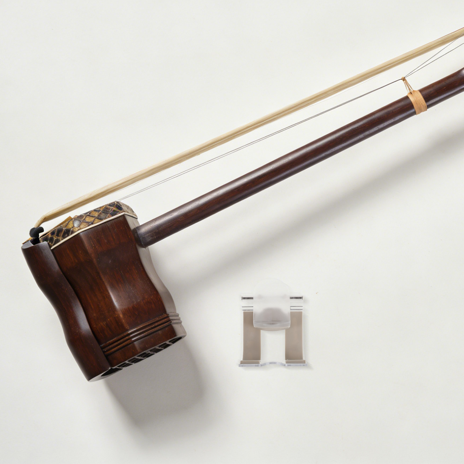 Erhu Violin Chinese - 투명한 에르후 허리 받침대, 인체공학적 디자인,
