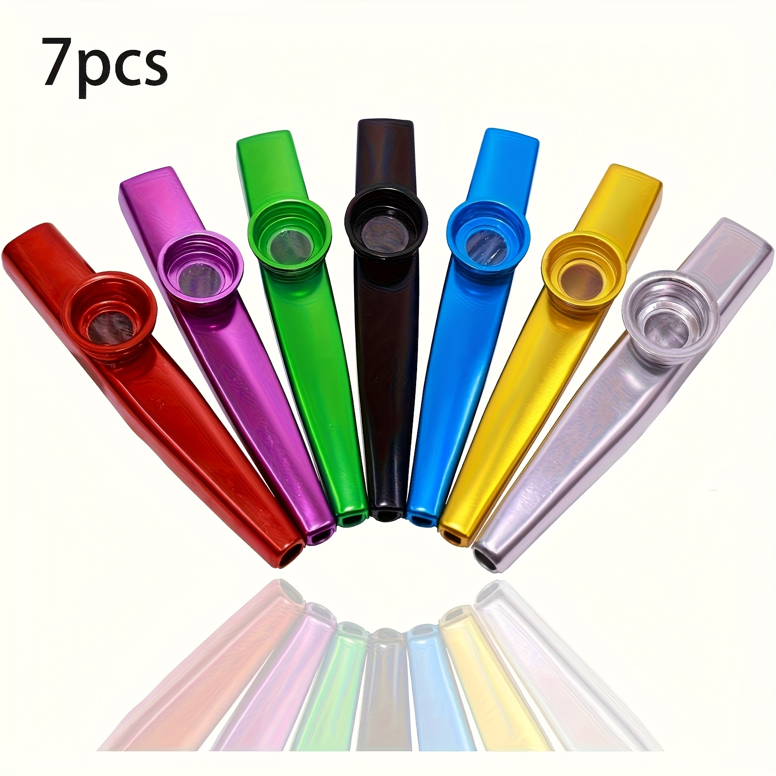 Musical Instrument Kazoo - 7pcs 메탈 카주 심플 디자인 초경량