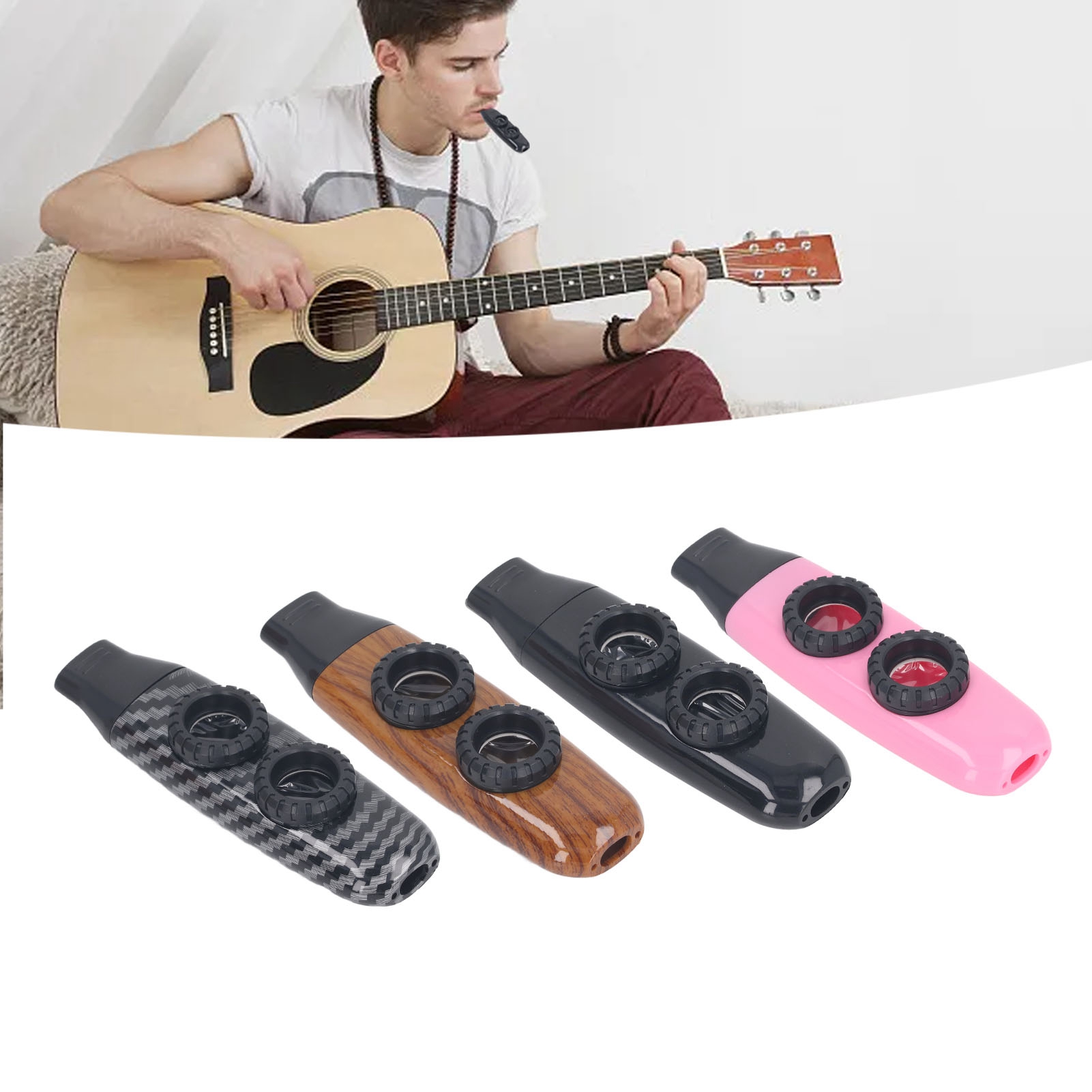 Musical Instrument Kazoo - 카주 플루트 듀얼 홀 플루트 조절