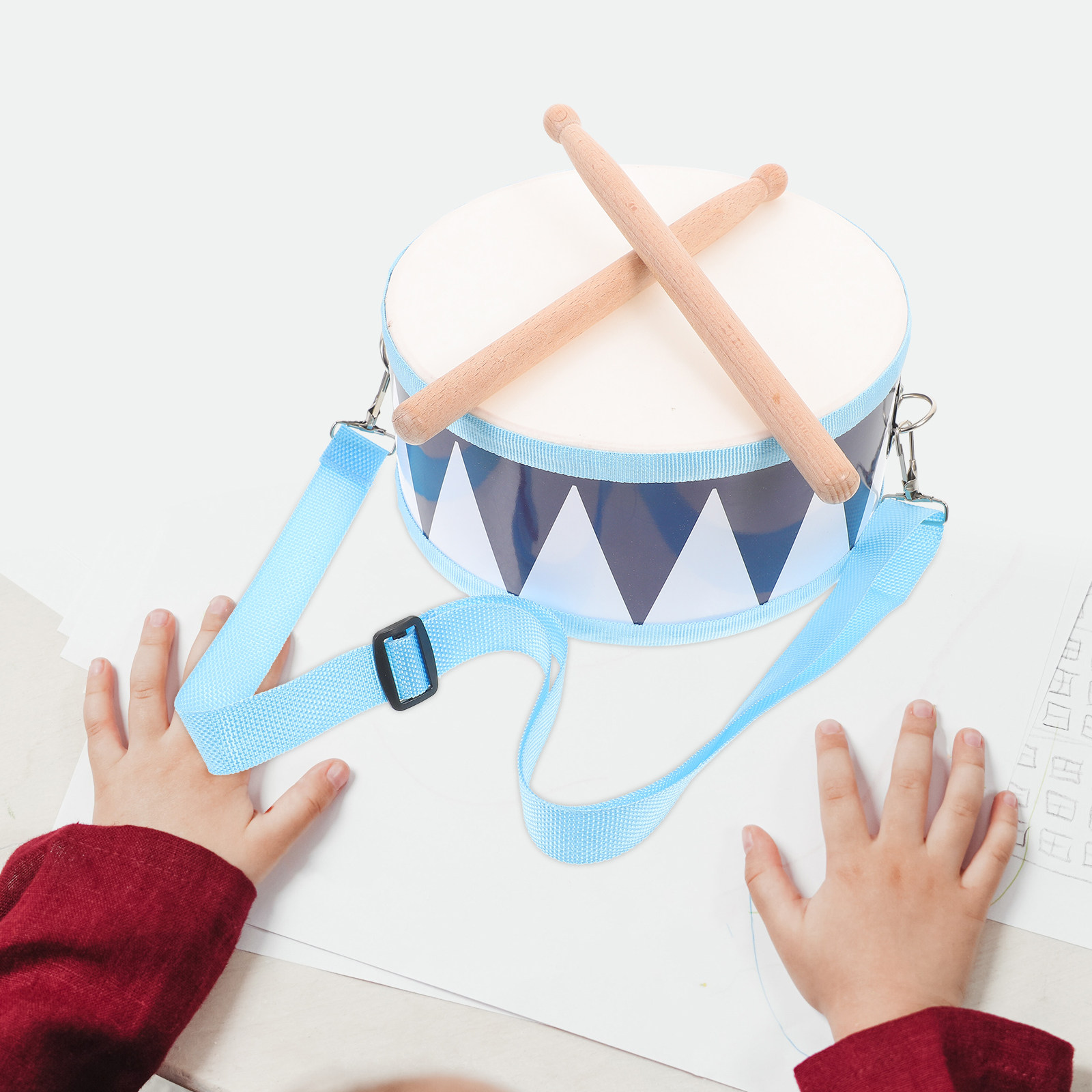 1세트 어린이용 스네어 드럼, 교육용 악기, 어린이의  - Musical Instrument Percussion 리뷰 및 가격