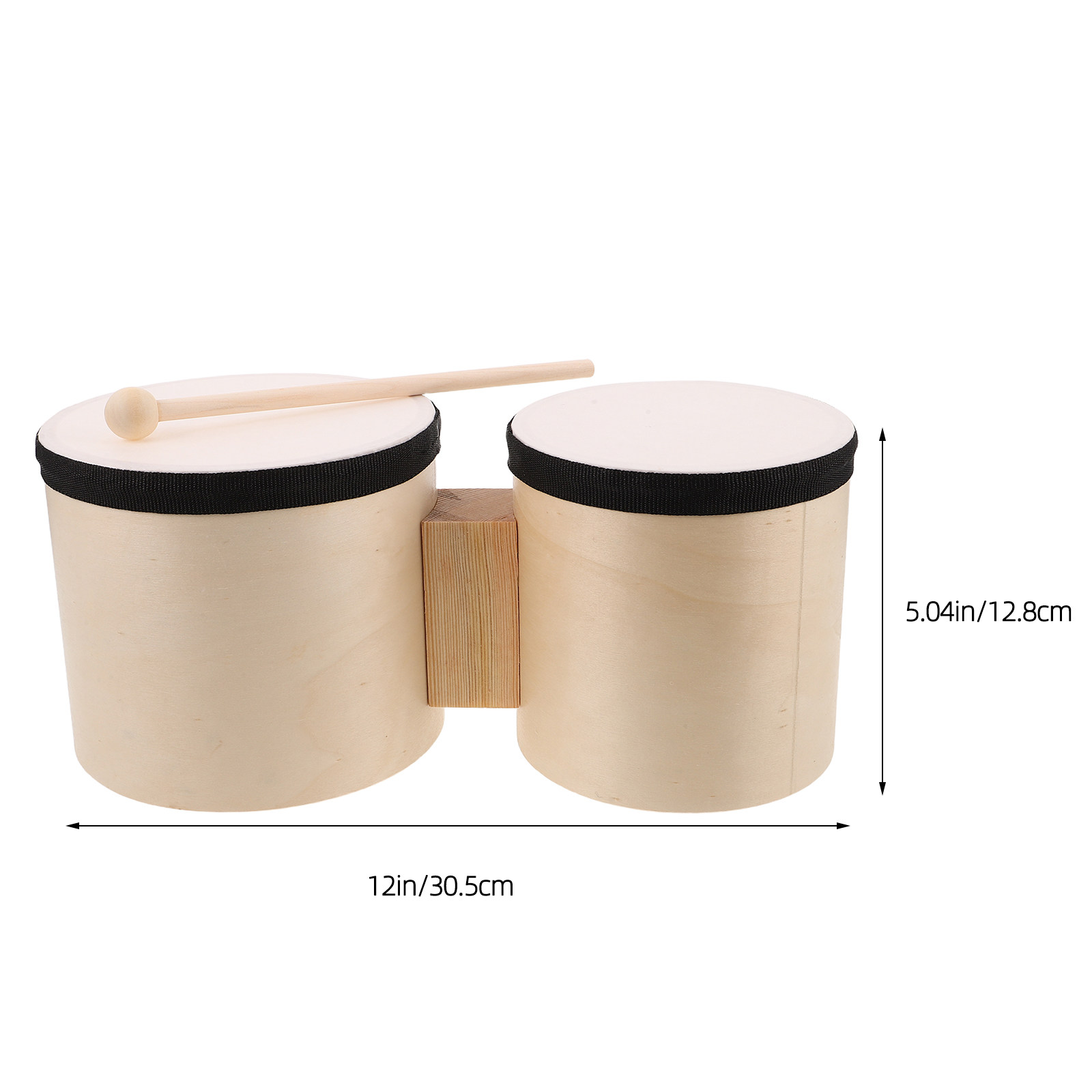1세트, 초급용 붕고, 나무 재질의 핸드 드럼, 5인치 - Musical Instrument Percussion 리뷰 및 가격