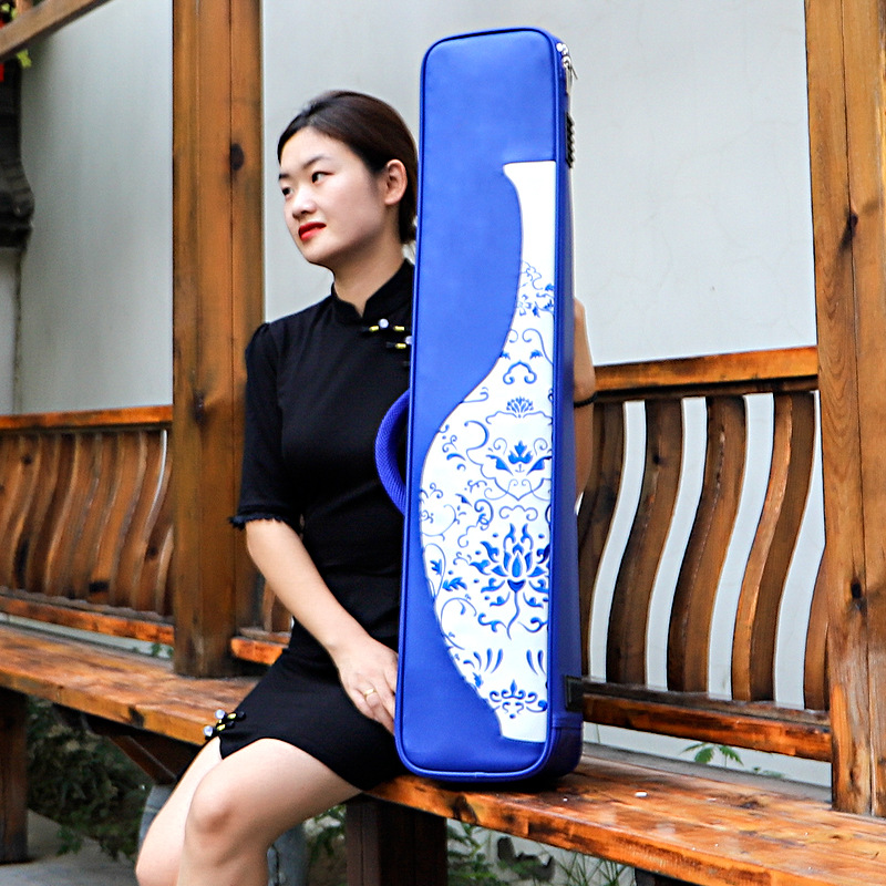 에르후 가방, 청화백자 무늬, PU 가죽 소재, 2개의 - Erhu Violin Chinese 리뷰 및 가격