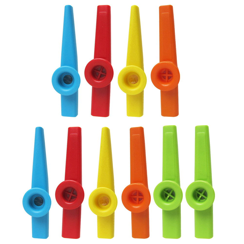 10Pcs Kazoo 악기 다채로운 플라스틱 Kazoo - Musical Instrument Kazoo 리뷰 및 가격