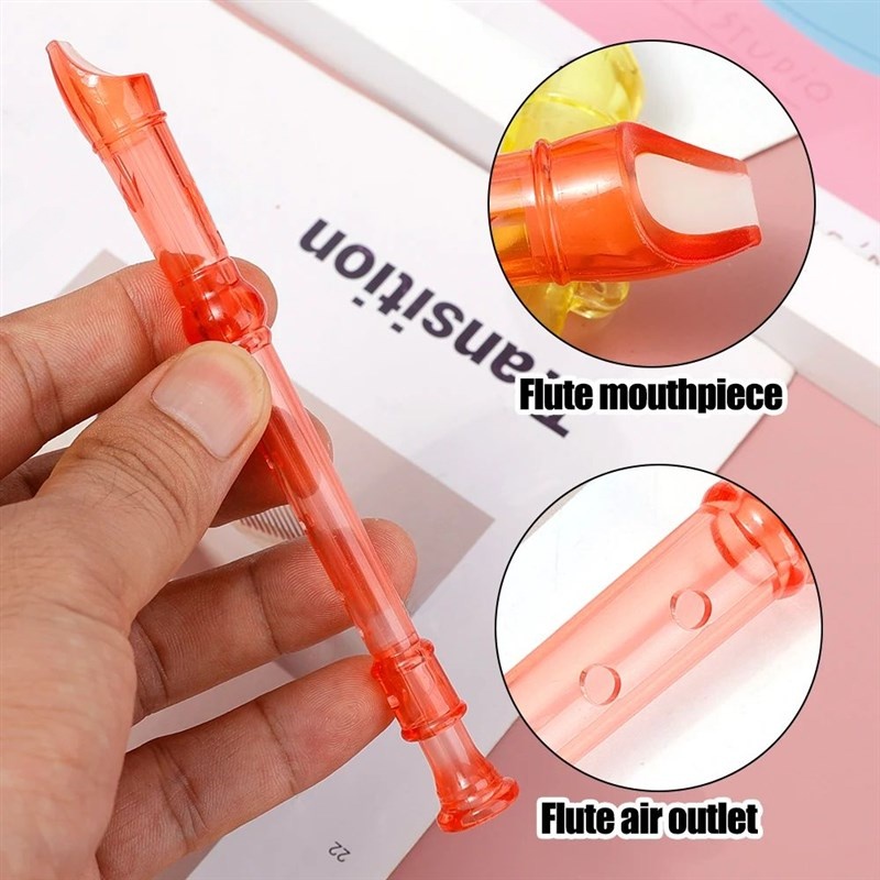 135pcs 어린이를위한 다채로운 플라스틱 6 홀 레코 - Musical Instrument That You Blow Into 리뷰 및 가격
