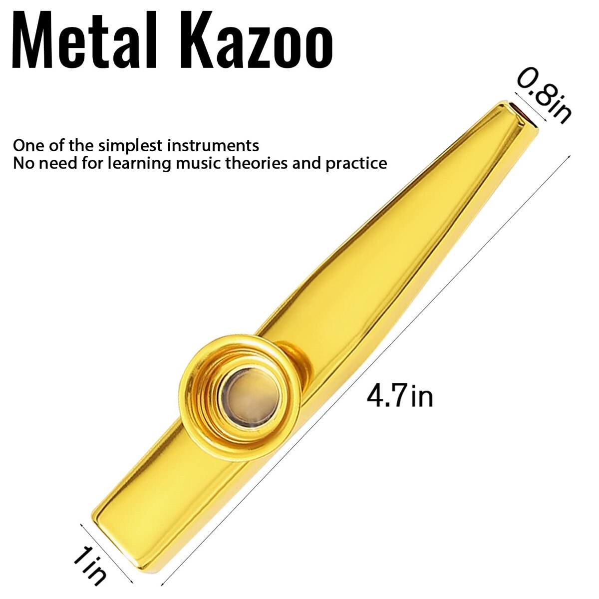 멤브레인 플루트 다이어프램 입 Kazoos 악기가있는  - Musical Instrument Kazoo 리뷰 및 가격