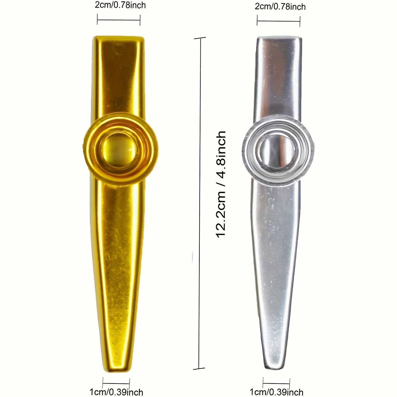 7pcs 메탈 카주 심플 디자인 초경량 카주 초보자용  - Musical Instrument Kazoo 리뷰 및 가격