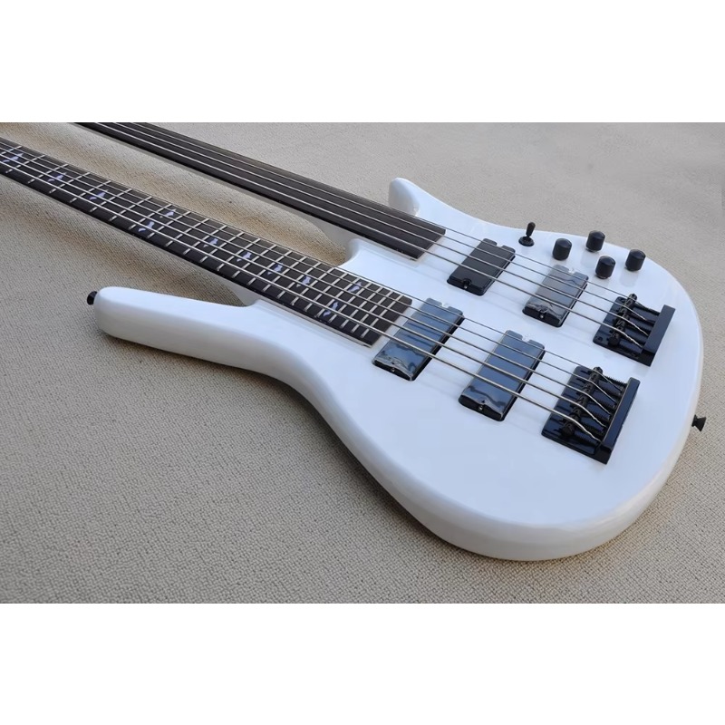 더블넥 4+5현 프렛리스 일렉트릭 베이스 기타 저렴한  - Bass Guitar Fretless 리뷰 및 가격