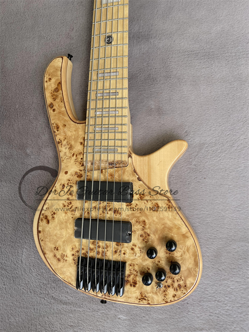 6현 베이스 기타 데올 베이스 메이플 넥 애쉬 우드 바 - Bass Guitar Fretless 리뷰 및 가격