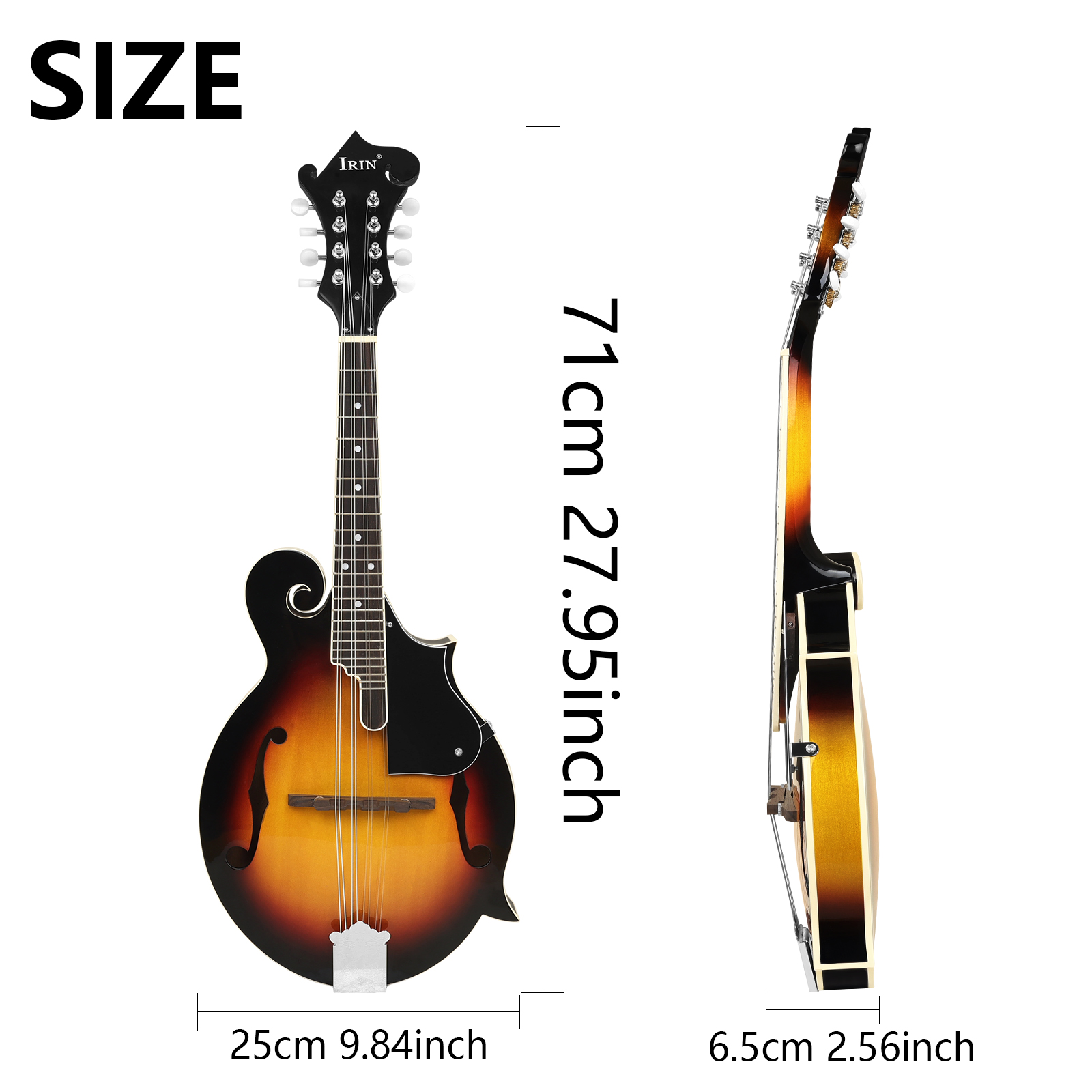 IRIN MD-65 만돌린 베이스우드 F-스타일 어쿠스 - Mandolin A Style 리뷰 및 가격