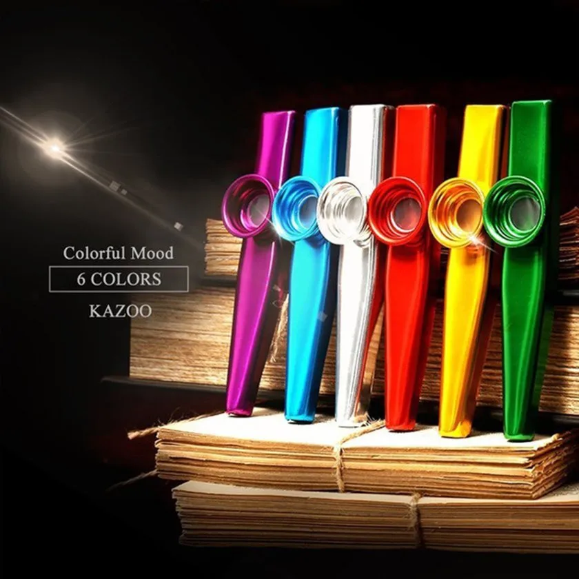    메탈 카주 하모니카 마우스 플루트 어린이 파티  - Musical Instrument Kazoo 리뷰 및 가격