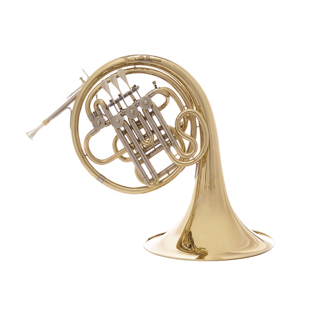 4키 더블 보정 프렌치 호른 황동 바디 금도금 표면 금 - Musical Instrument French 리뷰 및 가격