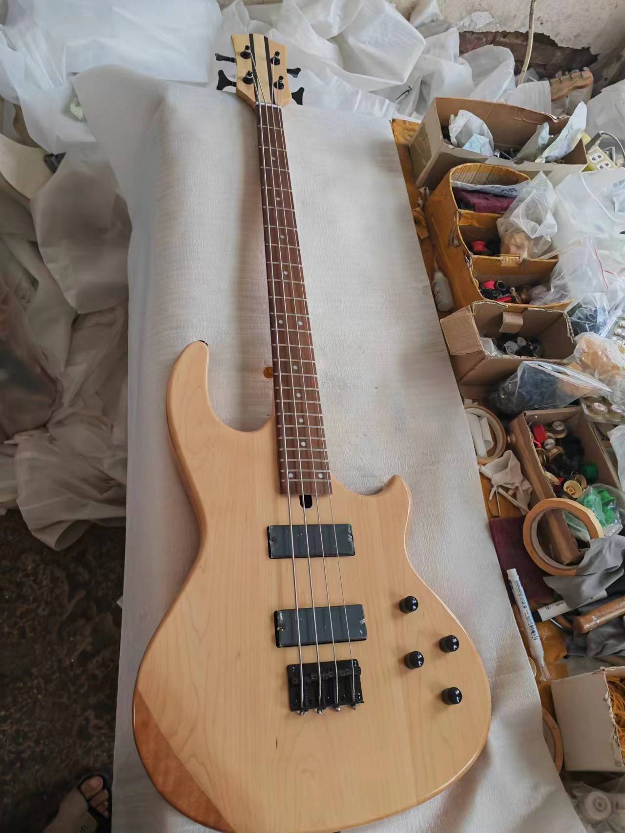 커스텀 4현 G-Wal 스타일 일렉트릭 베이스 기타 마 - Bass Guitar Fretless 리뷰 및 가격