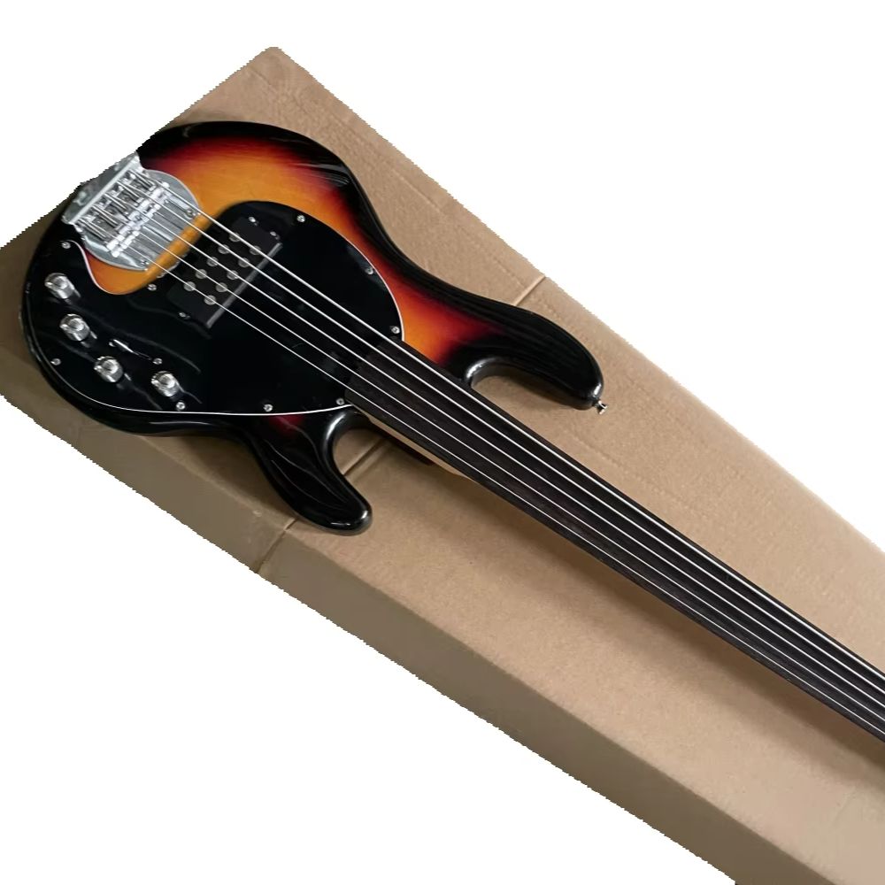 5현 선셋 베이스 기타, 프렛리스 베이스, 고정형 브리 - Bass Guitar Fretless 리뷰 및 가격